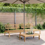 VidaXL Set canapele mijloc paleți de grădină 2 buc. lemn masiv acacia 3209307