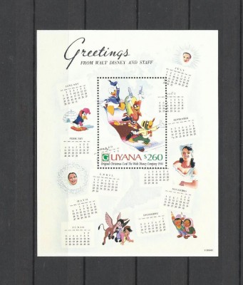 GUYANA 1991 DISNEY foto