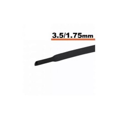 Tub termocontractibil negru 3.5 mm/ 1.75 mm 0.5m