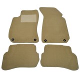 Covorase mocheta VW Passat B5 cu fixare in podea ROTUNDA 10/2000-2/2005 Bej, set de 4 bucati AutoDrive ProParts, Oem
