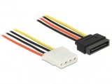 Cablu de alimentare SATA la Molex T-M 20cm, Delock 60136