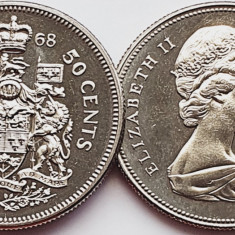2913 Canada 50 cents 1968 Elizabeth II (2nd portrait) km 75 aunc-UNC