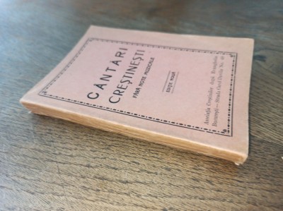 287 CANTARI CRESTINE, FARA NOTE MUZICALE,CCA 1940 foto