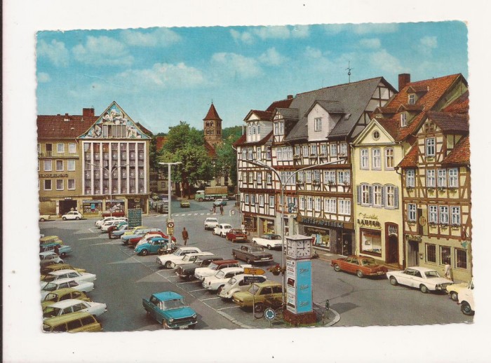 FG3 - Carte Postala -GERMANIA - Bad Hersfeld, Lingg-Platz, circulata 1969