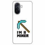 Husa compatibila cu Huawei Nova Y70 Silicon Gel Tpu Model Minecraft Miner