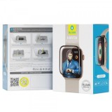 Folie Protectie Blueo High Molecule pentru Apple Watch 10 42mm Series, Sticla Securizata, Neagra