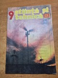 revista stiinta si tehnica septembrie 1986