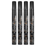 Set 4 markere permanente pentru constructii, negre, varf 4,4 mm, NEO TOOLS