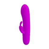 Cumpara ieftin Vibrator Rabbit Caesar, Violet, 11.5 cm, Pretty Love