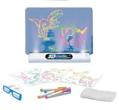 Tabla magica de desenat cu desene 3D Magic Drawing Board foto