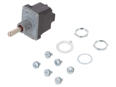 Comutator Basculant DPDT 10A/230VAC IP67 foto