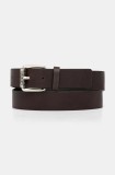 HUGO curea de piele barbati, culoarea maro, 50529890