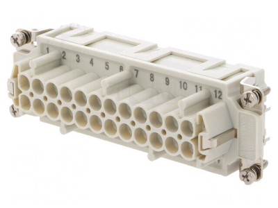 Conector HDC Inserturi Contact Mamă 24 PE foto