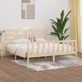 Cadru de pat, 200x200 cm, lemn masiv de pin GartenMobel Dekor, vidaXL