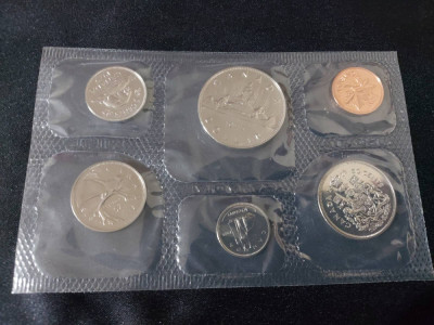 Seria completata monede - Canada 1975 , 6 monede foto