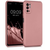 Husa pentru Xiaomi Redmi Note 10 5G, Silicon, Rose Gold, 54949.31, Roz, Carcasa, Kwmobile