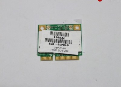 Placa de retea wireless HP 802.11B/G/N WLAN HF MiniCard - 518436-002 foto