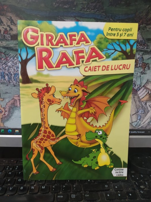 Girafa Rafa, Caiet de lucru pentru copii &icirc;ntre 5 și 7 ani, București c. 2015, 018