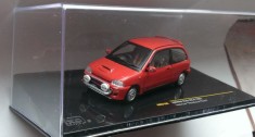 Macheta Subaru Vivio RX-R 1993 &quot;Ready to race&quot;- IXO Premium 1/43 Rally ready JDM