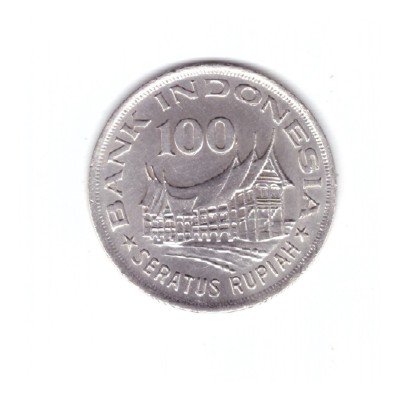 Moneda Indonezia 100 rupiah 1978, stare foarte buna, curata foto