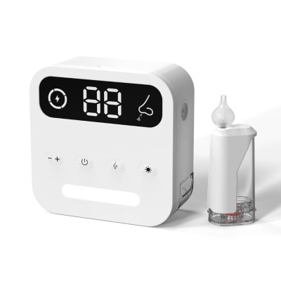 Aspirator nazal pentru bebelusi si copii LUVLU&amp;trade;, 9 niveluri de absorbtie, putere 65 kPa, silentios, portabil, design anti-reflux, 3 capete silicon BPA foto