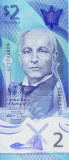 Bancnota Barbados 2 Dolari 2022 - PNew UNC ( polimer )