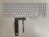 Tastatura Laptop, Lenovo, Legion 5 Pro 16ARH7 Type 82RY, iluminata, alba, layout US
