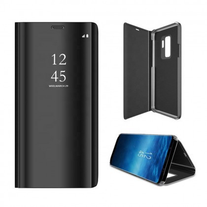 Husa Flip Carte CLEAR VIEW Samsung J415 Galaxy J4 Plus / J6 Plus Negru