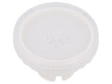 Lentilă Transparentă Plastic pentru Buton 22mm