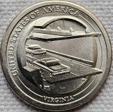 1 Dollar 2021 USA, Virginia, Chesapeake Bay, Innovation, unc, lit.P
