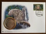 Trinidad - FDC cu medalie, fauna wwf