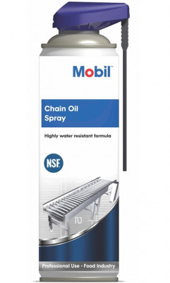 Spray lubrifiant pentru lant MOBIL Chain Oil Spray NSF, 500 ml foto