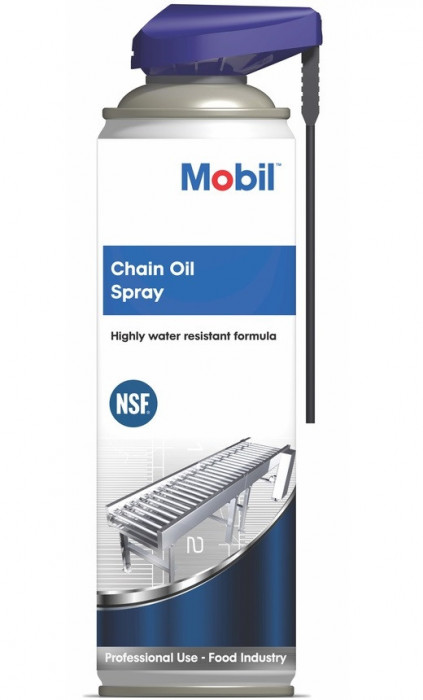 Spray lubrifiant pentru lant MOBIL Chain Oil Spray NSF, 500 ml