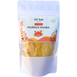 Kii-baa&reg; organic Natural Sponge Wash burete natural 10-12 cm 1 buc