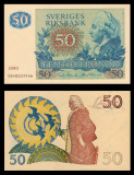SUEDIA █ bancnota █ 50 Kronor █ 1990 █ P-53d █ UNC necirculata