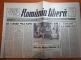 Ziarul romania libera 26 iulie 1990-art. cine este marian munteanu ?