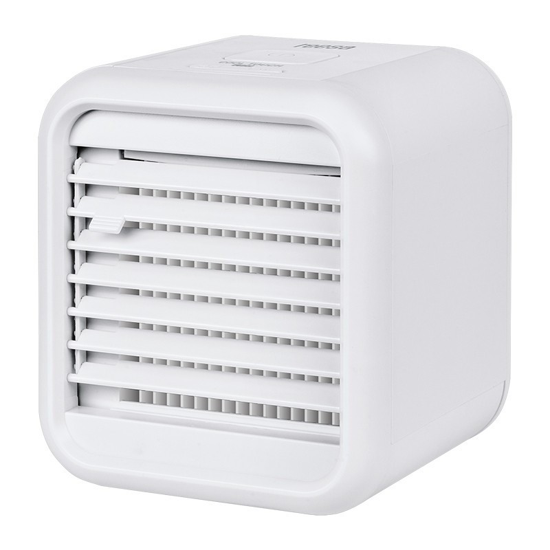 Mini aparat de aer conditionat Teesa, 8 W, 3 viteze, 7 x LED, 450 ml, USB,  portabil, Alb | Okazii.ro