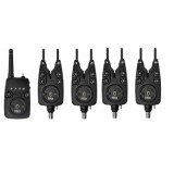 Set avertizori wireless Delphin FORZA LIFE+, statie + 4 avertizori, culoare neagra, valigeta transport