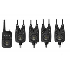 Set avertizori wireless Delphin FORZA LIFE+, statie + 4 avertizori, culoare neagra, valigeta transport