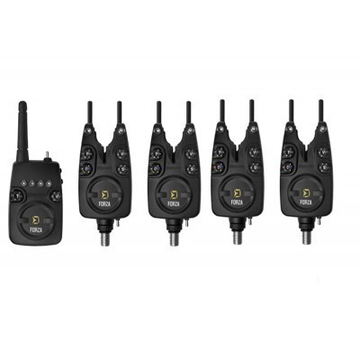 Set avertizori wireless Delphin FORZA LIFE+, statie + 4 avertizori, culoare neagra, valigeta transport foto