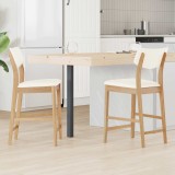 vidaXL Scaune de dining 2 pcs natural 48 x 49 x 95 cm 42020476