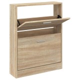 Cumpara ieftin Dulap pantofi stejar 59x17x81 cm lemn stratificat