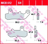 Set placute frana TRW MCB612 - Suzuki DR 650 R (92-94) - DR 650 RE (94-95) - DR 650 REU (94-95) - DR 650 RS (90-91) - DR-Z 800