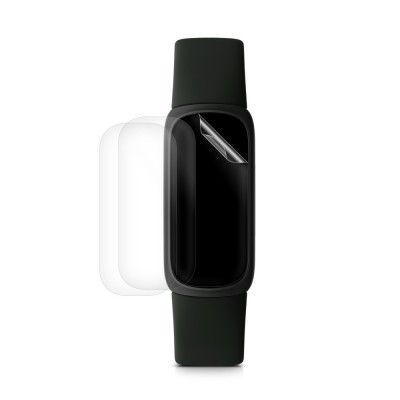 Set 2 Huse Kwmobile pentru Fitbit Inspire 3, Silicon, Transparent, 60116.1 foto