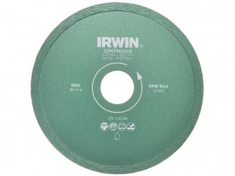 Irwin Disc diamantat segment continuu, ceramica, 115mm/22.2mm foto