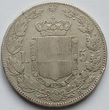 Italia, 5 Lire 1879 Umberto