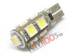 Led auto T10 Canbus cu 9 SMD foto