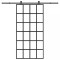 vidaXL Ușă glisantă cu set feronerie 102x205 cm ESG sticlă și aluminiu