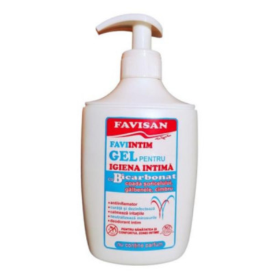 GEL IGIENA INTIMA CU BICARBONAT 300ml FAVISAN foto