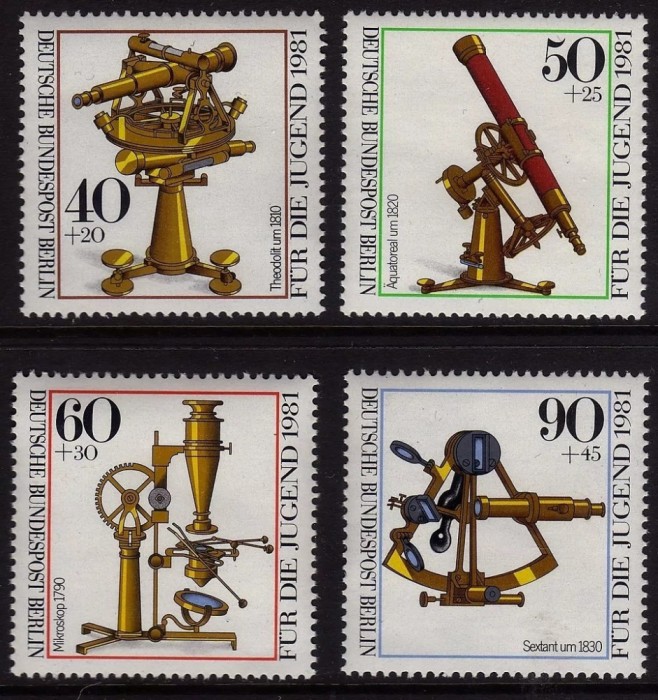 Berlin 1981 - Instrumente optice, serie neuzata